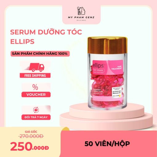 Serum Dưỡng Tóc Chắc Khoẻ Vào Nếp Ellips Hair Vitamin Hair Treatment