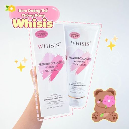 Kem Dưỡng Thể Chống Nắng Toàn Thân Whisis Premium Collagen Whitening Lotion