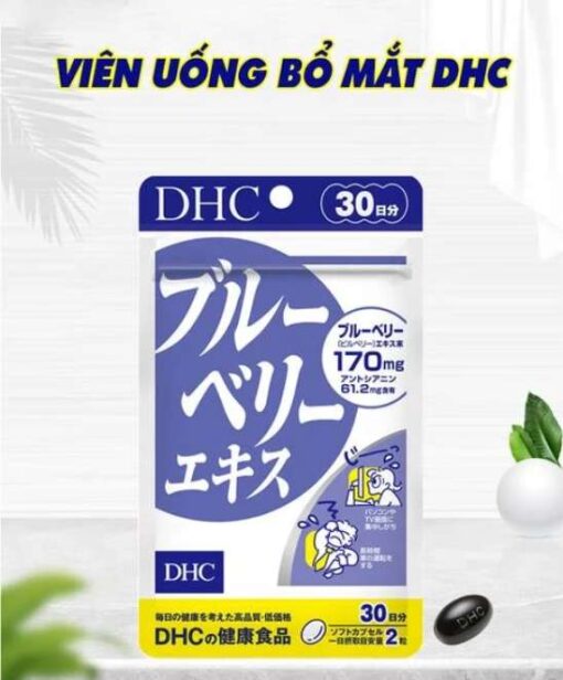 Viên Uống Việt Quất Bổ Mắt DHC Blueberry Extract