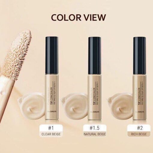 Che Khuyết Điểm The Saem Cover Perfection Tip Concealer SPF28/PA++ #0.5 6.5g