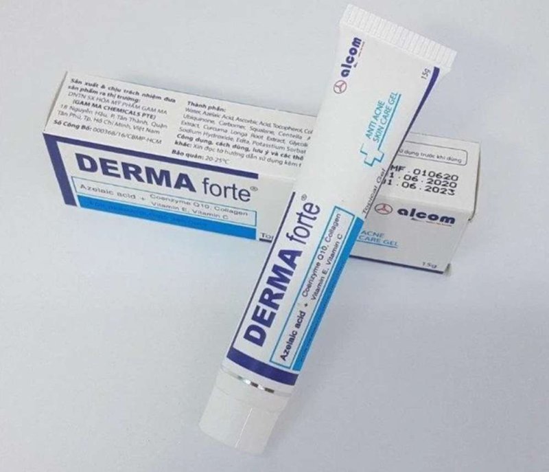 Gel Derma Forte Hỗ Trợ Giảm Mụn Và Thâm Sẹo