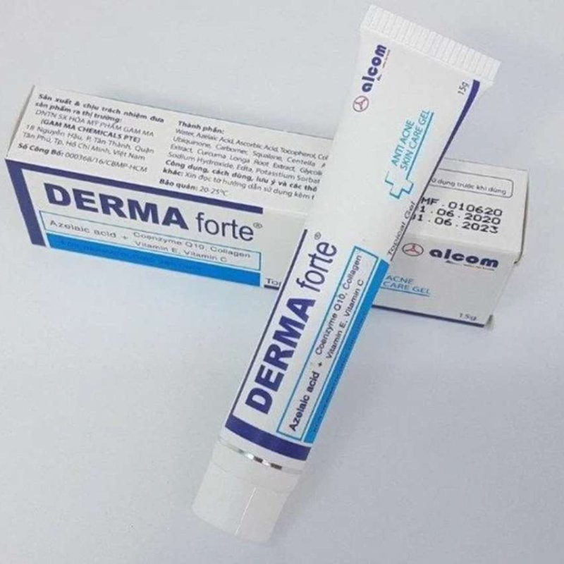 Gel Derma Forte Hỗ Trợ Giảm Mụn Và Thâm Sẹo